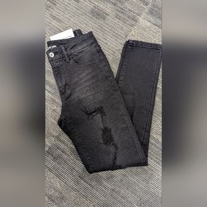 Black Label C'est Toi Mid Rise Distressed Skinny NEW